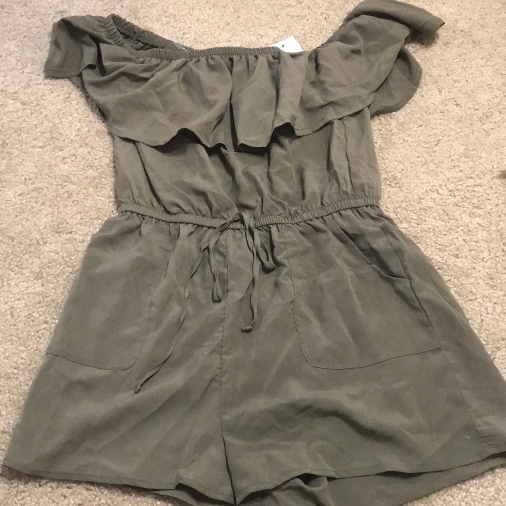 Off the shoulder romper